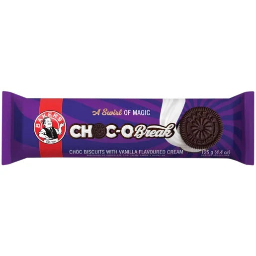 Bakers choc o break 125g