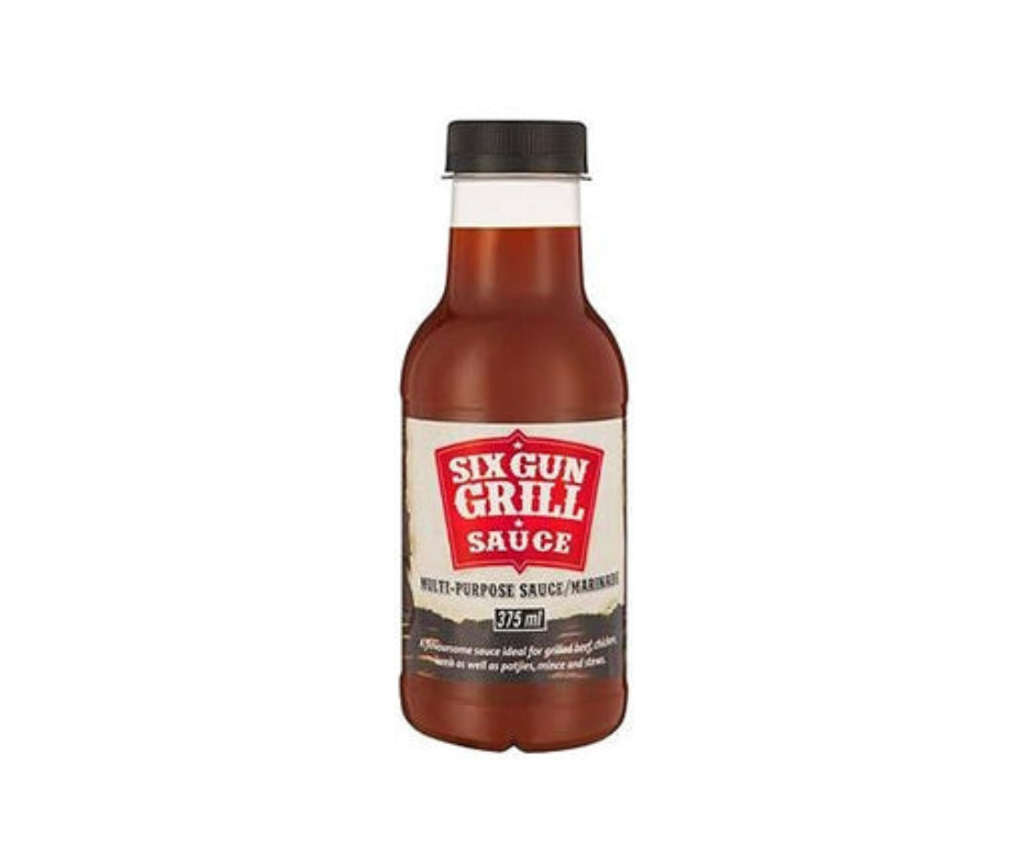 Crown six gun grill sauce 375ml
