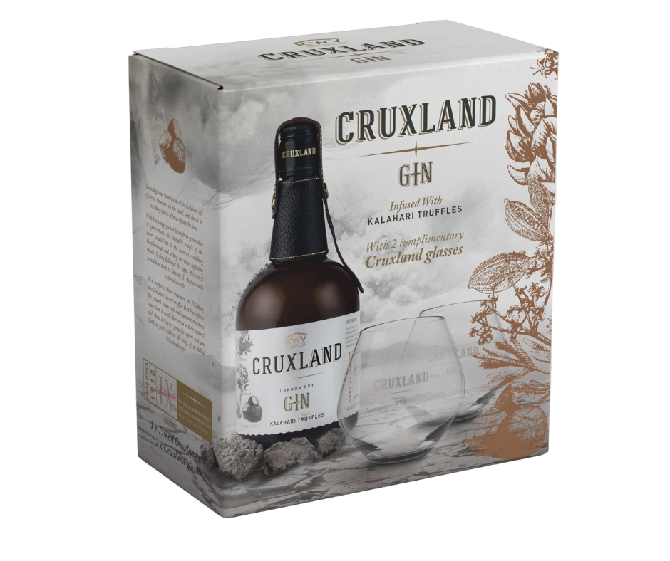 Kwv cruxland gin 700ml gift pack