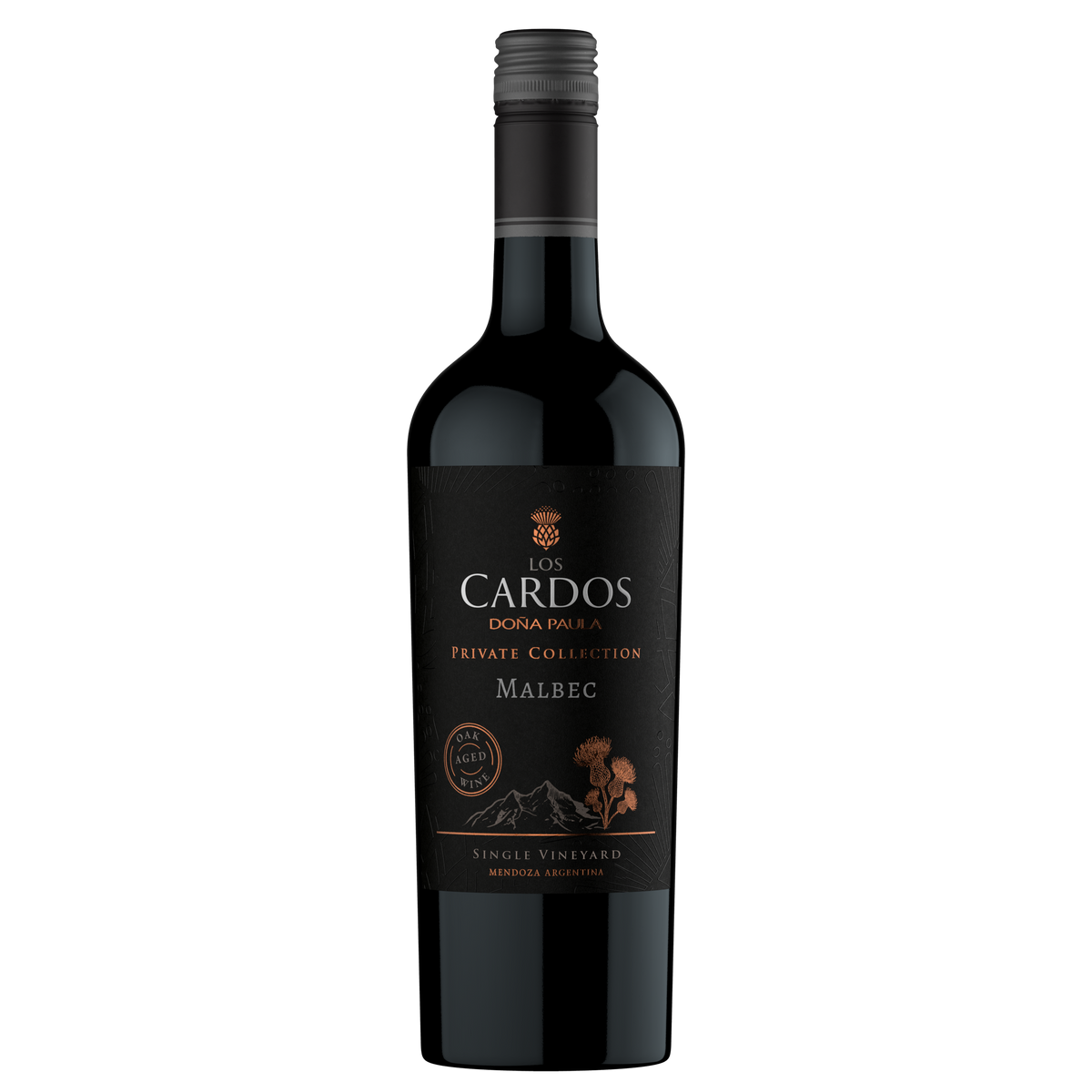 Los cardos private collection malbec 2021 and 2023