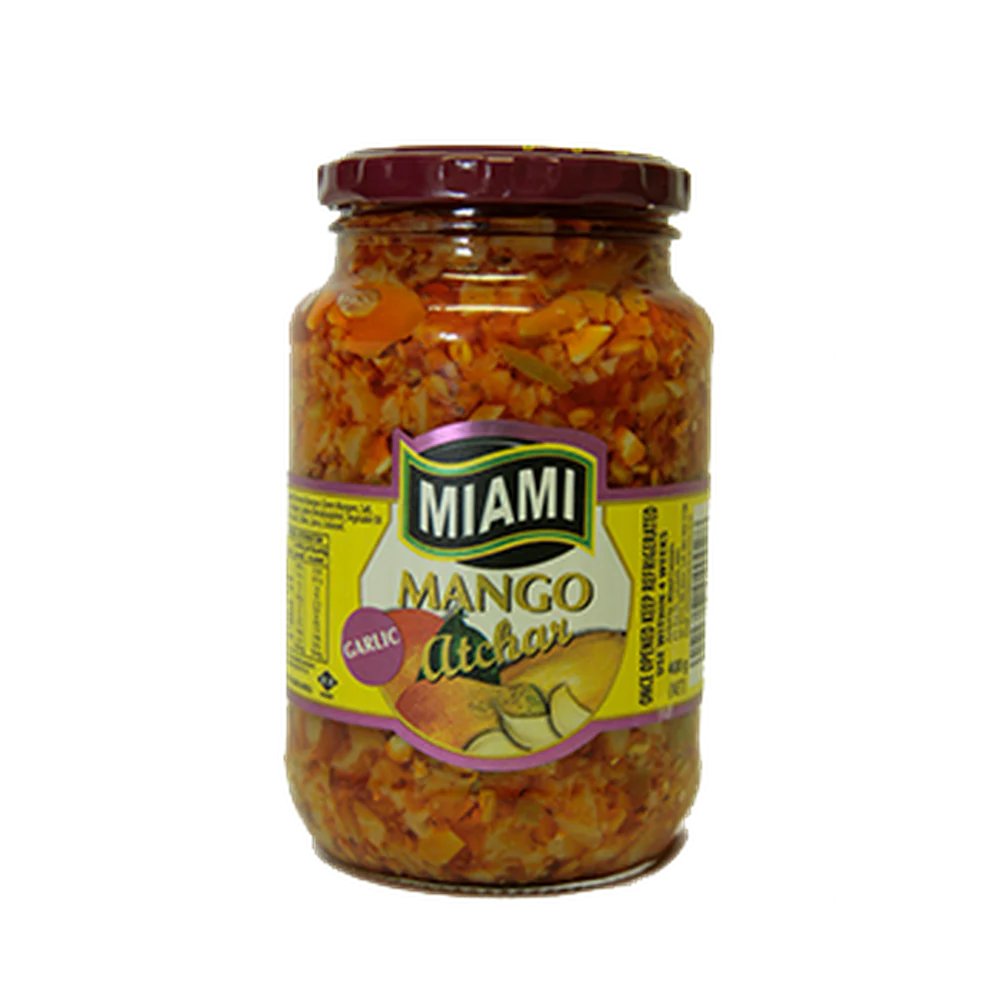 Miami mango atchar hot 400g