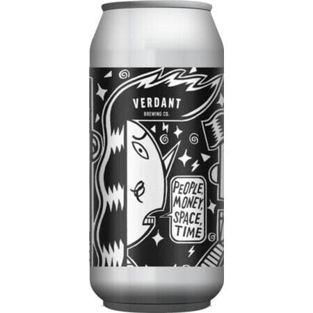 Verdant brewing co   people money space time 440ml